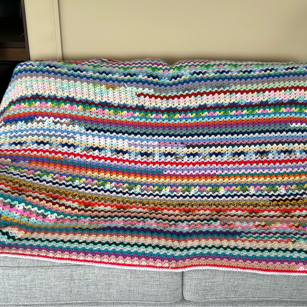 Multicolor Striped Quilt